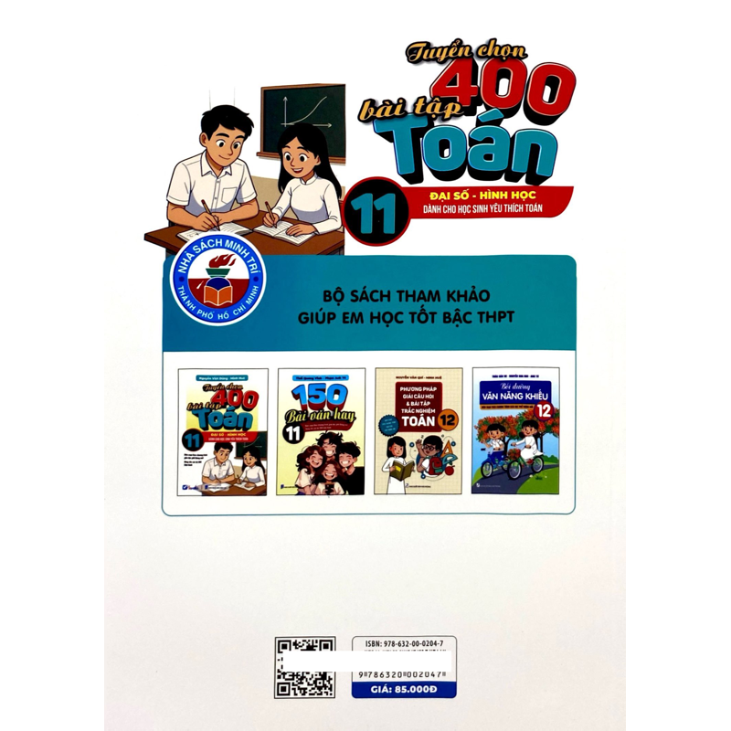 Tuyển Chọn 400 Bài Tập Toán 11 (Đại Số - Hình Học)