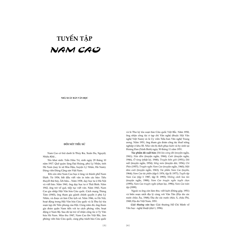 Tuyển Tập Nam Cao