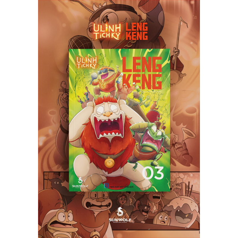 U Linh Tích Ký-Leng Keng 03 (S.MÀU)-KÈM Boardgame