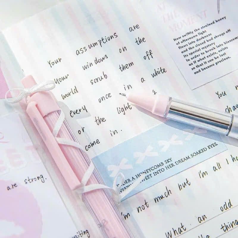 U-Trends Bộ 4 Bút Gel Rosy Posy Ballet Hồng RPY16 60020901