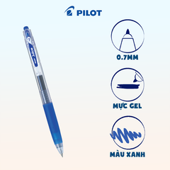 Pilot - Viết Gel Juice Mực Xanh Ag (TIP 0.7)/LJU-10F-AG-EX