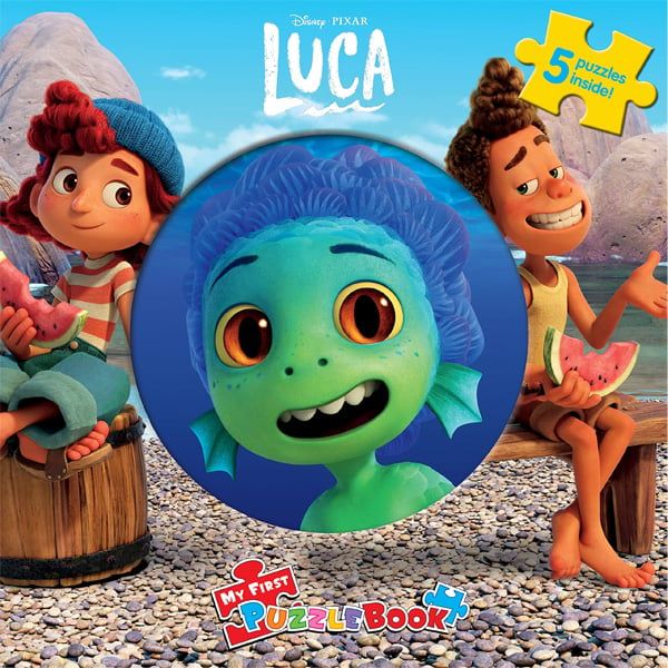 Disney Luca My First Puzzle Book - Puzzles For Kids And Children Learning Fun