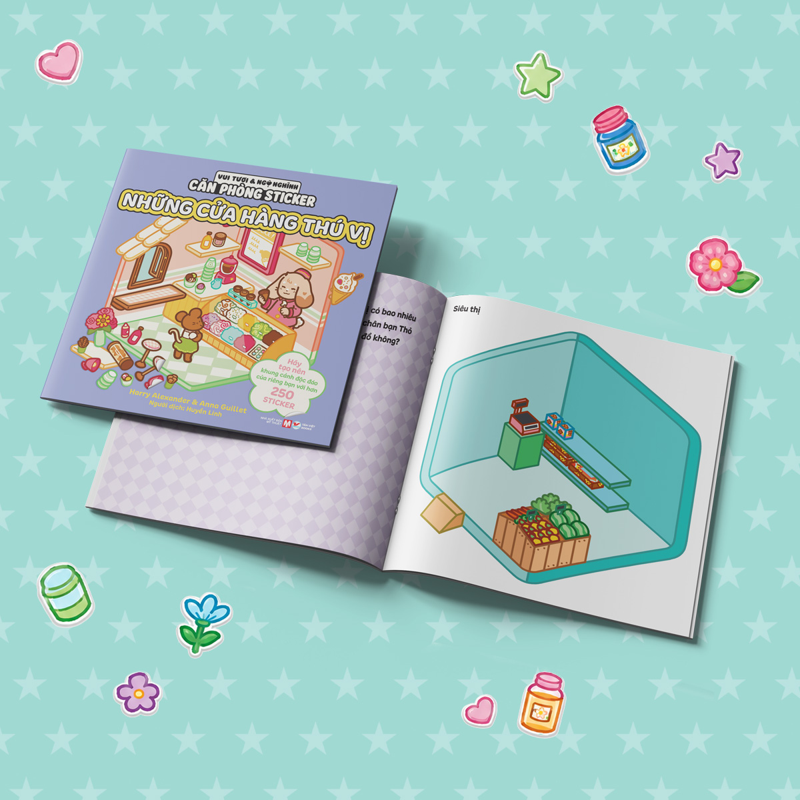 Vui Tươi Và Ngộ Nghĩnh Căn Phòng Sticker - Kì Nghỉ Tuyệt Vời