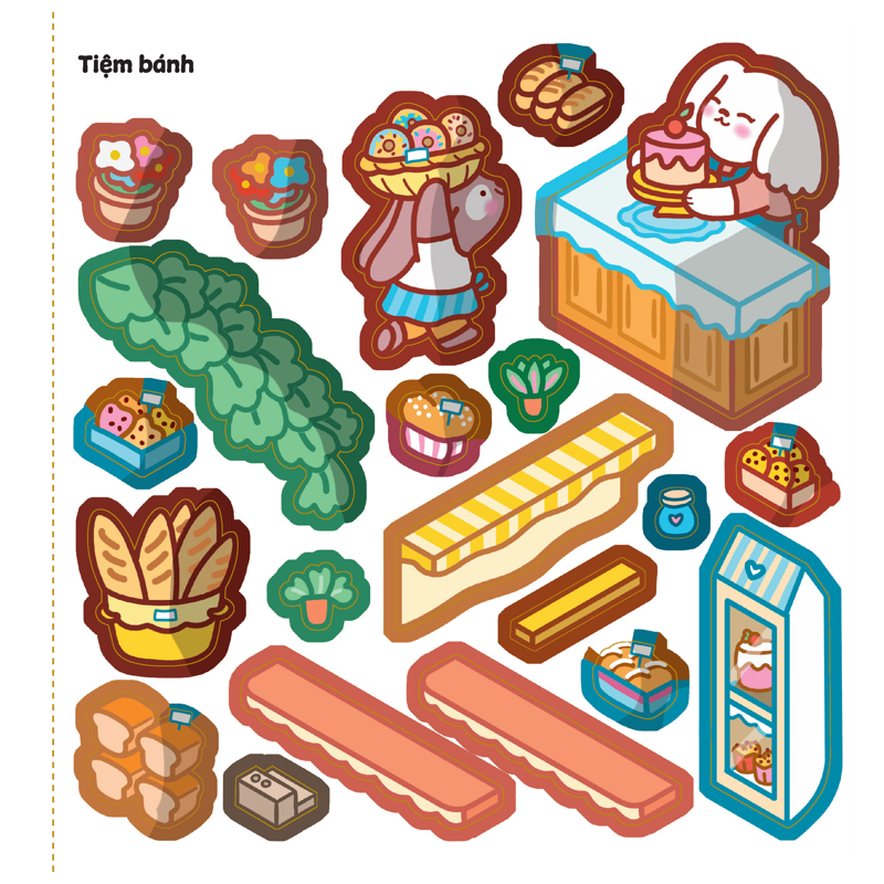 Vui Tươi Và Ngộ Nghĩnh Căn Phòng Sticker - Kì Nghỉ Tuyệt Vời