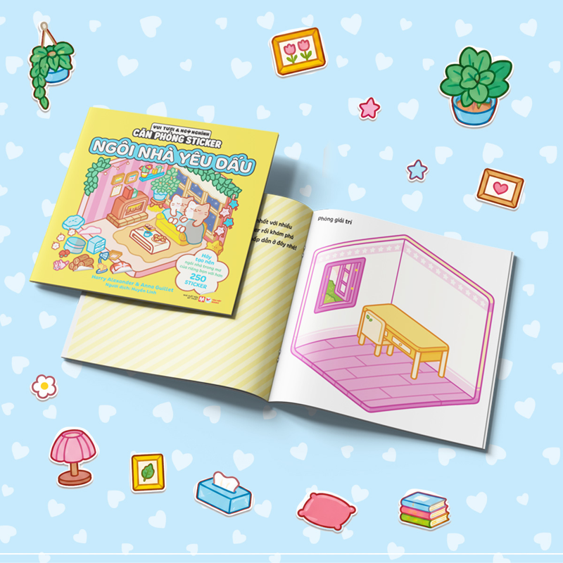 Vui Tươi Và Ngộ Nghĩnh Căn Phòng Sticker - Kì Nghỉ Tuyệt Vời
