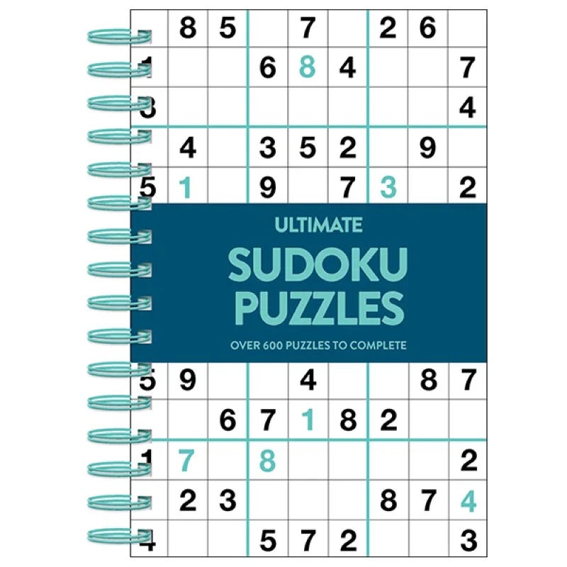Ultimate 600 Puzzles - Sudoku - Teal