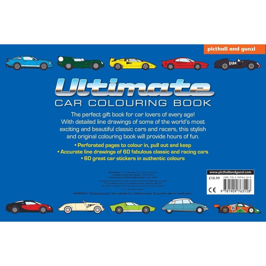 Ultimate Car Colouring Book