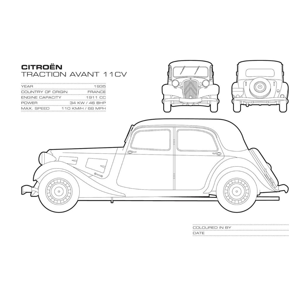 Ultimate Car Colouring Book