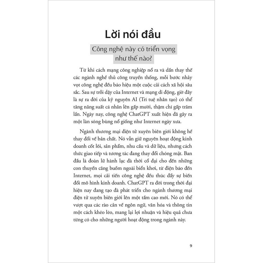 Ứng Dụng ChatGPT Trong Thương Mại Điện Tử