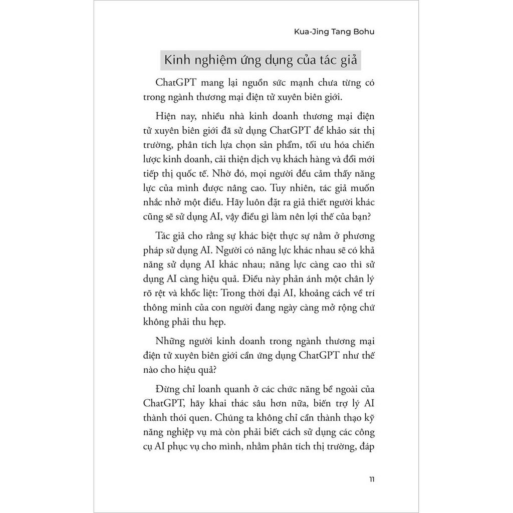 Ứng Dụng ChatGPT Trong Thương Mại Điện Tử