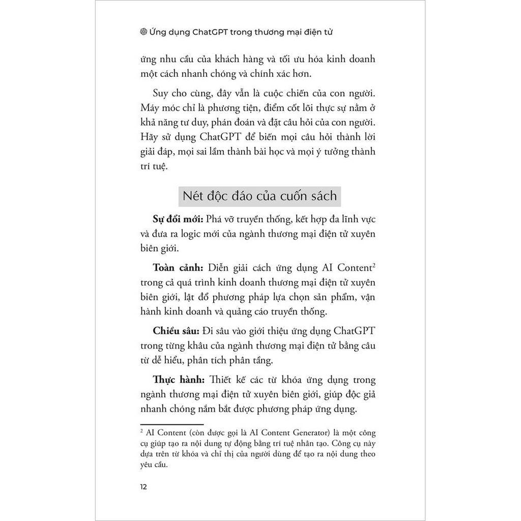 Ứng Dụng ChatGPT Trong Thương Mại Điện Tử