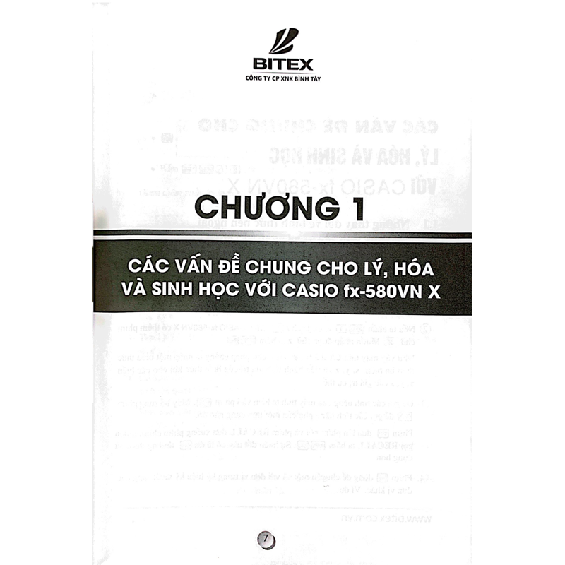 Ứng Dụng May 580VXN THPT Lý Hóa Sinh