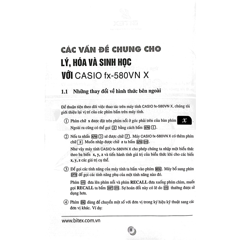 Ứng Dụng May 580VXN THPT Lý Hóa Sinh