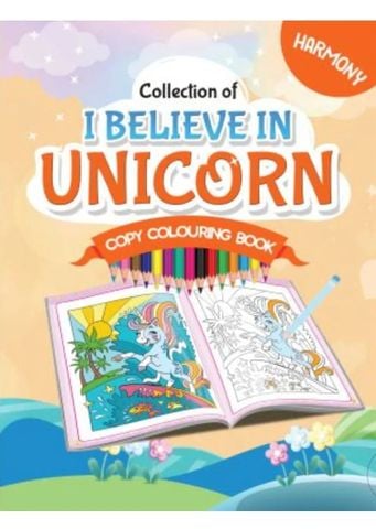 Unicorn Copy Colouring Harmony