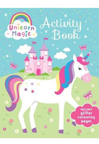 Unicorn Magic Glitter Activity Book