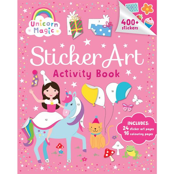 Unicorn Magic - Sticker Art And Colouring Book