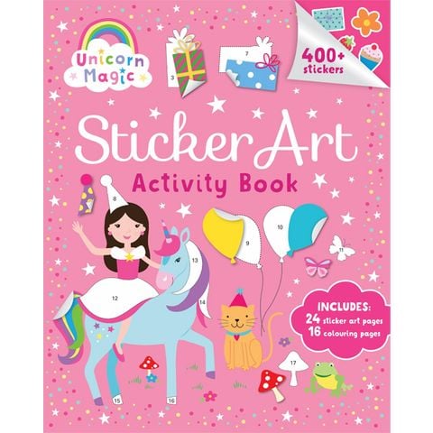 Unicorn Magic - Sticker Art And Colouring Book