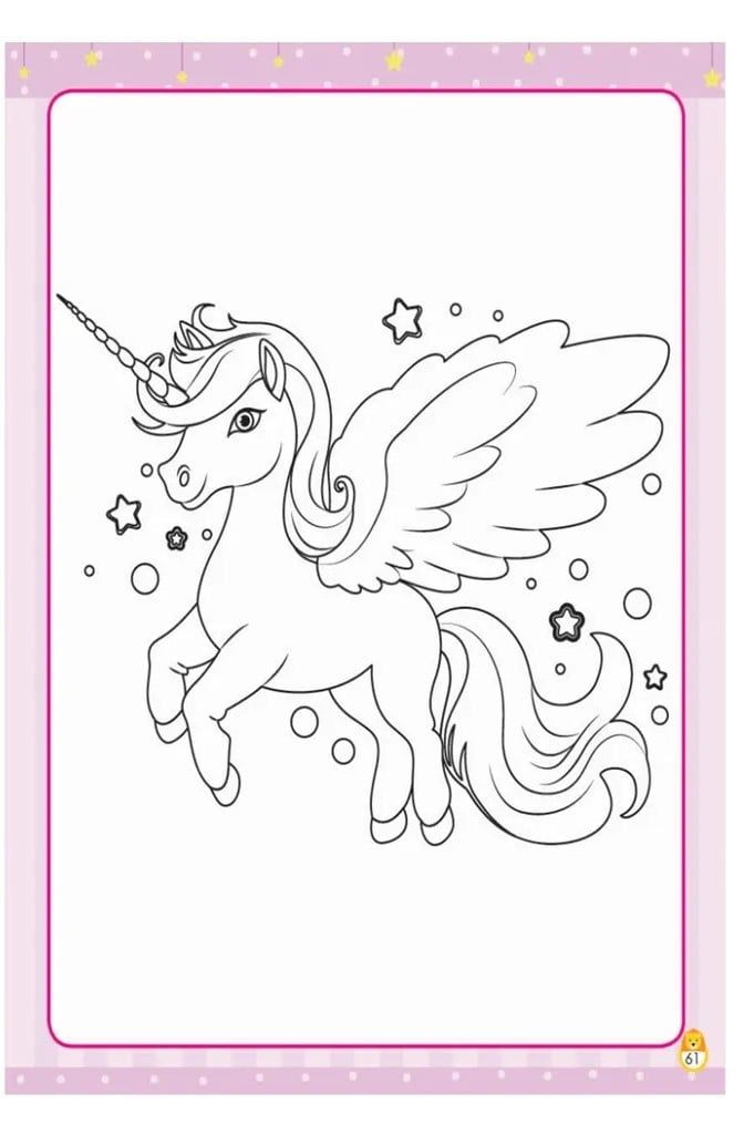 Unicorn Copy Colouring Harmony
