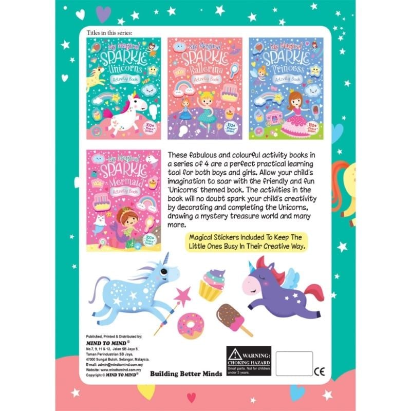 Unicorns Activity Book