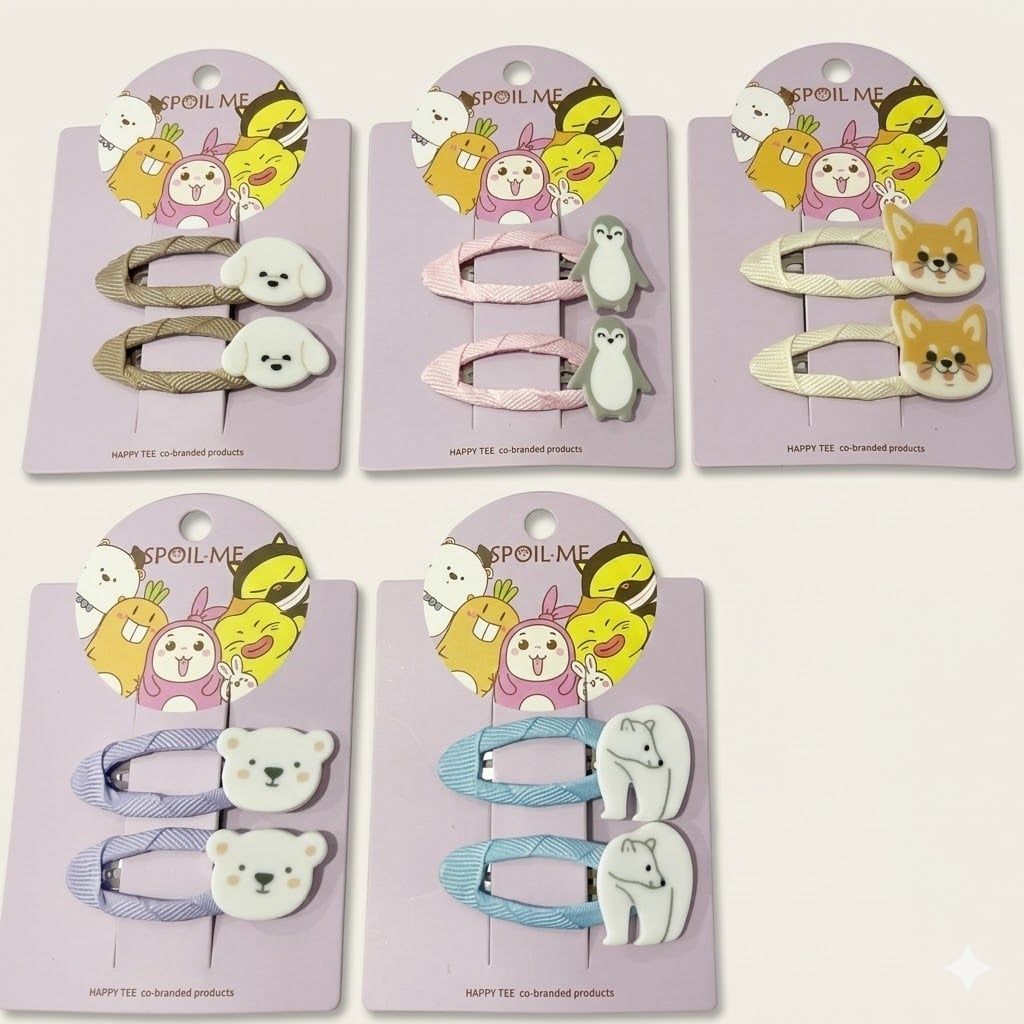 Bộ 2 Kẹp Mái Chasesun Nhiều Màu BJ01