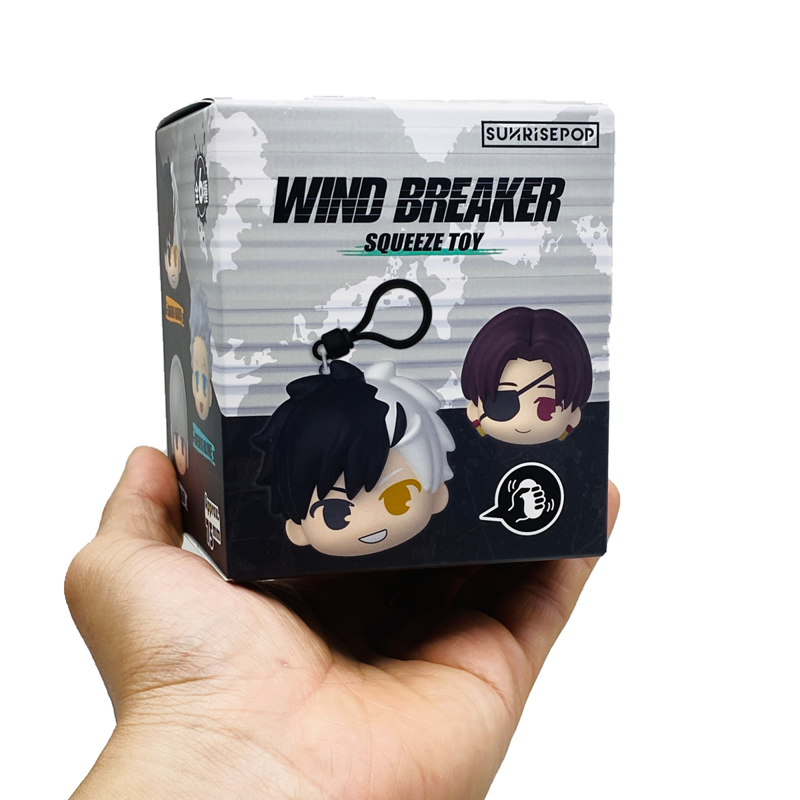 Sunrisepop Móc Khóa Squishy Dẻo Wind Breaker WBDB001 (Giao Mẫu Ngẫu Nhiên)