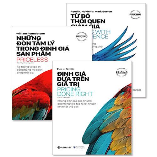 Combo Sách Về Định Giá Sản Phẩm: Từ Bỏ Thói Quen Giảm Giá - Những Đòn Tâm Lý Trong Định Giá Sản Phẩm - Định Giá Dựa Trên Giá Trị (Bộ 3 cuốn)