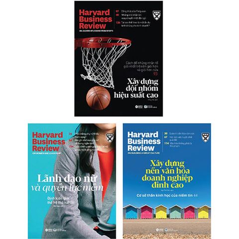 Harvard Business Review - Lãnh Đạo Và Văn Hóa Doanh Nghiệp (Bộ 3 cuốn)