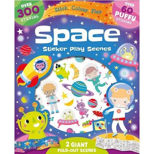 Space: Sticker Play Scenes