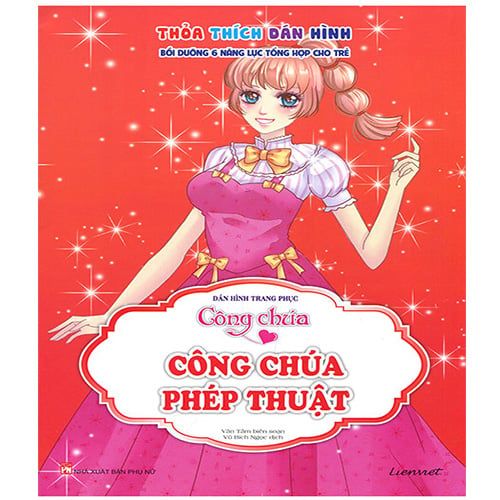 Thỏa Thích Dán Hình - Dán Hình Trang Phục Công Chúa - Công Chúa Phép Thuật