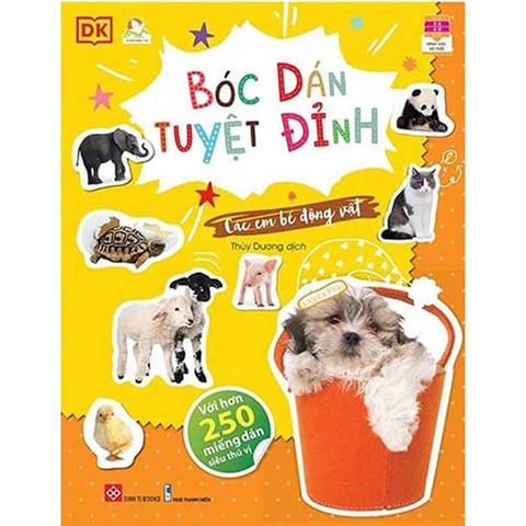 Bóc Dán Tuyệt Đỉnh - Các Em Bé Động Vật (Tái bản năm 2022)