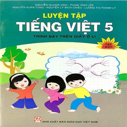Sách Giáo Khoa Luyện Tập Tiếng Việt 5 1-Trình bày trên giấy ô ly