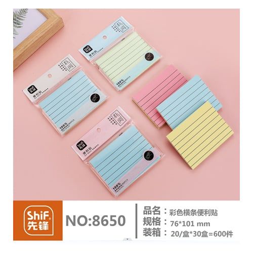Giấy Note Chữ Nhật 7.6*10.1Cm 8650 H/20
