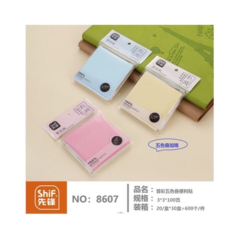 Giấy Note Vuông 3*3CM 100 Tờ 8607 H/20