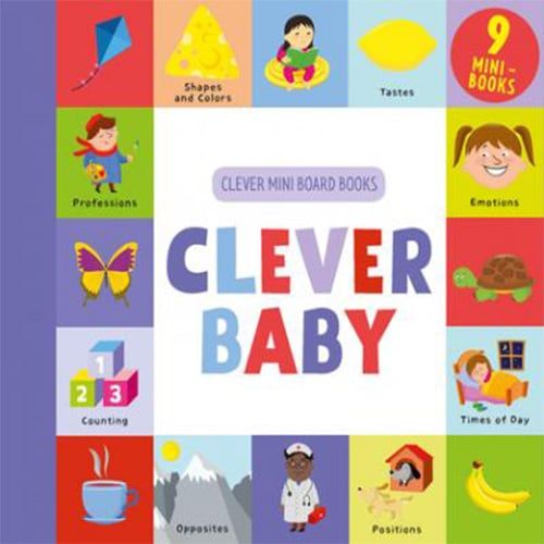 Clever Baby : 9 Mini Board Book Box Set