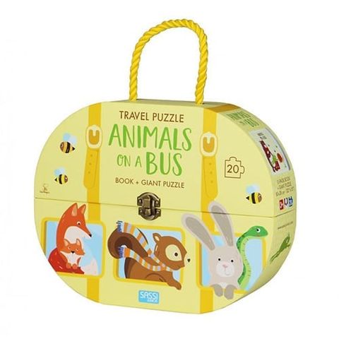 Travel Puzzle: Animals On A Bus