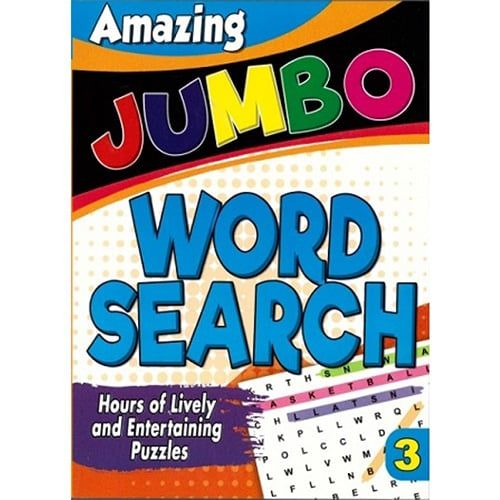 Amazing Jumbo Word Search 3