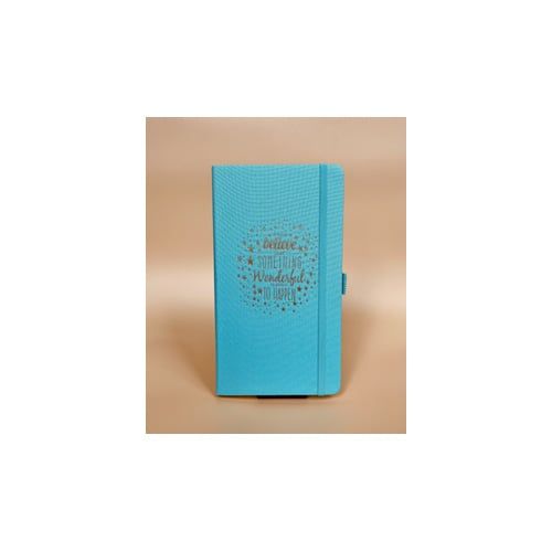 Sổ Tay Bìa Vải Chấm Dot JON-KM53 Believe - Blueangel