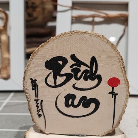 Chặn Giấy Gỗ Thư Pháp (V.Minh)