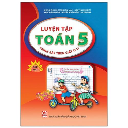 Sách Giáo Khoa Luyện Tập Toán 5 Tập 2 Trình Bày Trên Giấy Ô Li