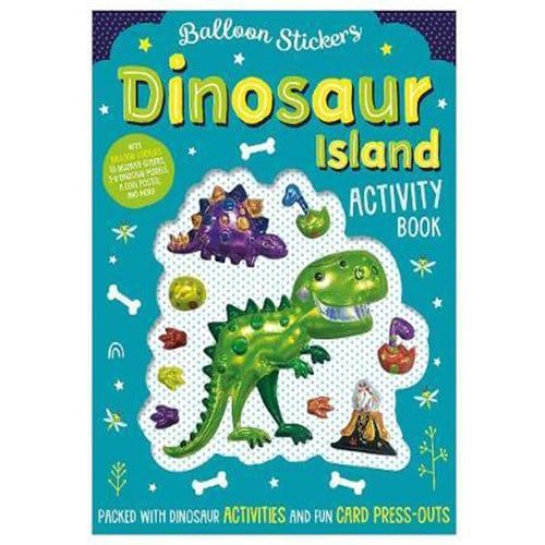 Balloon Sticker Activity Books - Dinosaur Island