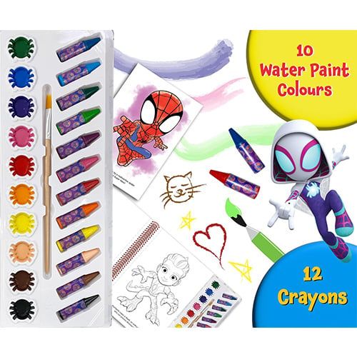 Marvel Spidey And Amazing Friends Deluxe Poster Paint & Color - Phidal