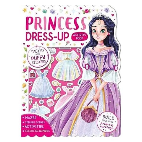 Princess Dress-Up Activity Book