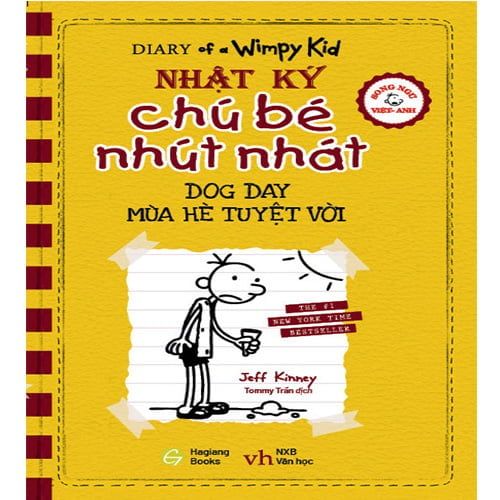Nhật Ký Chú Bé Nhút Nhát - Tập 4: Mùa Hè Tuyệt Vời (Song ngữ Việt-Anh)