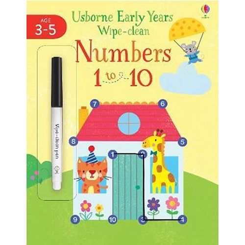 Early Years Wipe-Clean Numbers 1 to 10