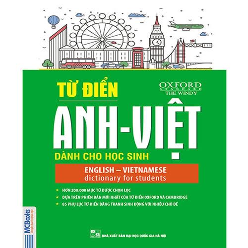Từ Điển Anh-Việt Dành Cho Hóc Sinh (Bìa xanh lá cây)