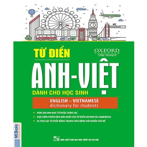 Từ Điển Anh-Việt Dành Cho Hóc Sinh (Bìa xanh lá cây)