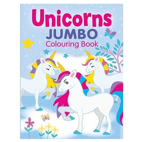 Unicorns Jumbo Colouring Book