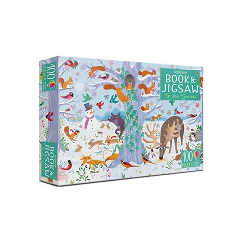 Usborne Book & Jigsaw: In The Forest
