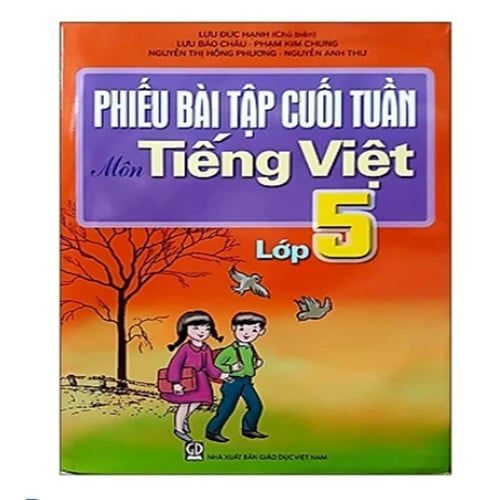 Phiếu Bài Tập Cuối Tuần Tiếng Viêt 5
