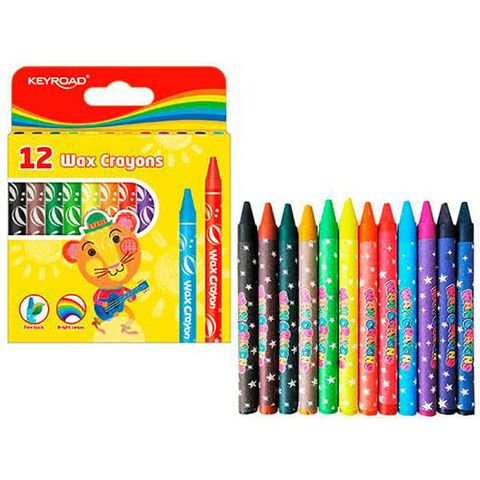 Viết Sáp Màu 12 Cây Keyroad KR971303
